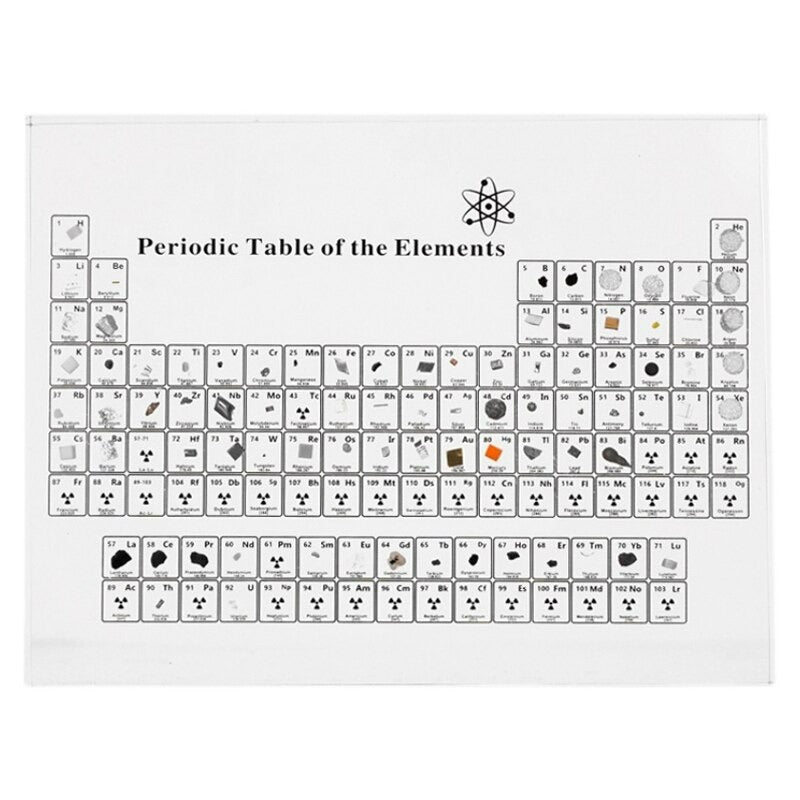 Periodensystem mit ECHTEN Elementen - unikates Geschenk